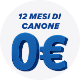 12 mesi di canone 0€