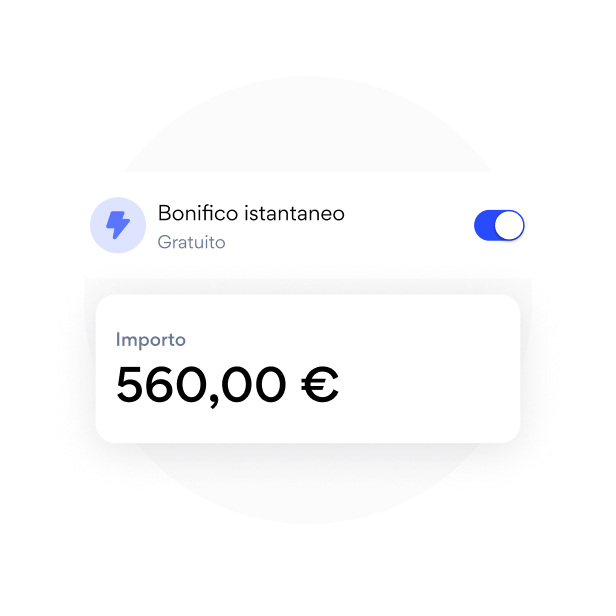 Immagine che descrive Bonifici istantanei