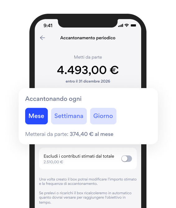 Immagine che descrive Accantonamento periodico