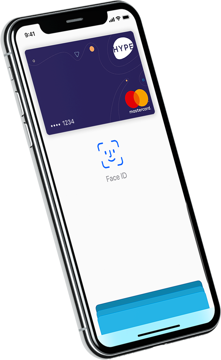 HYPE con tutti i vantaggi di< strong>Apple Pay</strong>