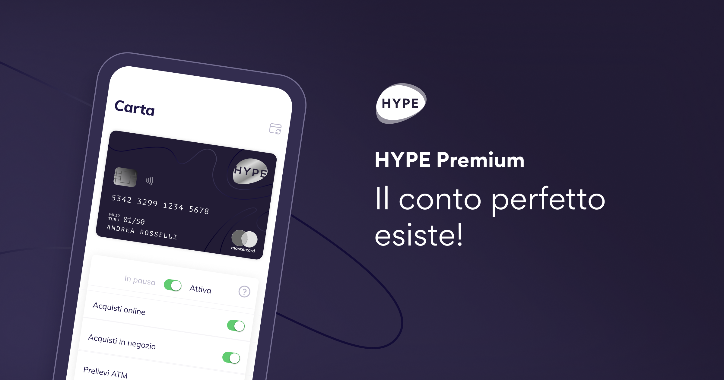 HYPE Premium prelievi gratis, bonifici istantanei HYPE
